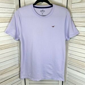 Hollister Spring Purple Soft Cotton Crewneck Short Sleeve T Shirt Mens M